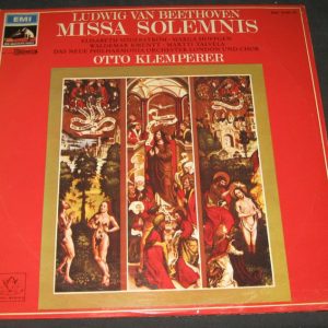 KLEMPERER Beethoven Missa Solemnis HMV EMI ANGEL 2 lp