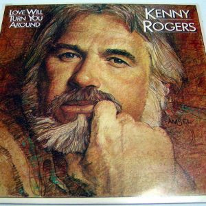 Kenny Rogers – Love Will Turn You Around LP 1982 rare Israel Israeli press