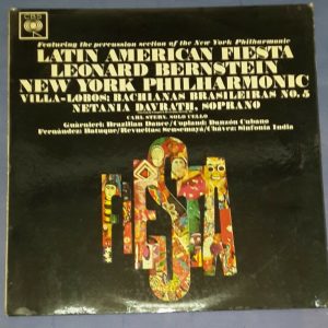 Latin American Fiesta Leonard Bernstein CBS BRG 72186 LP EX
