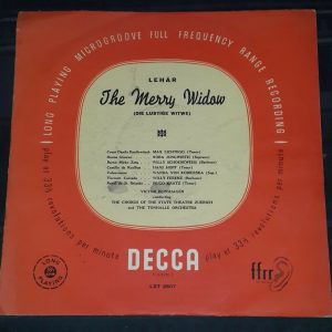 Lehar – The Merry Widow (Abridged) Reinshagen Decca LXT 2607 LP 50’s