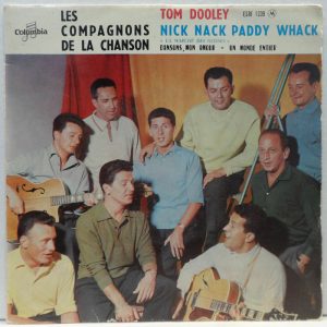 Les Compagnons De La Chanson – Tom Dooley 7″ EP France French Chanson 1959