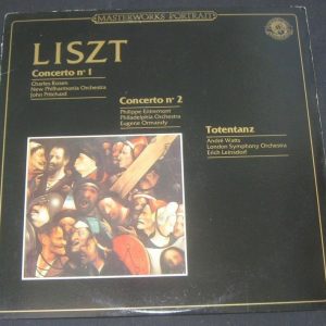 Liszt Piano Concertos No.1 & 2 / Totentanz Leinsdorf Ormandy Prichard CBS LP EX