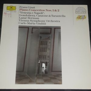 Liszt – Piano Concertos Nos. 1 & 2  Maria Giulini Lazar Berman  DGG 415 839-1 lp