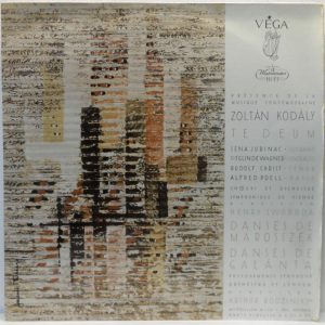 London Philharmonic / Arthur Rodzinsky Zoltan Kodaly – Te Deum LP VEGA C 30 A 99