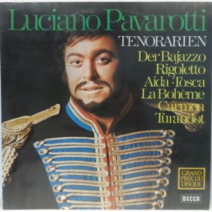Luciano Pavarotti – Tenorarien LP Decca 6.41501 Rigoletto – Aida – Tosca  Carmen