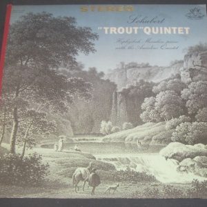 MENUHIN Schubert Trout Quintet Amadeus Quartet Angel S 35777 lp