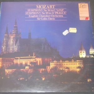 MOZART SYMPHONY No 36 / 38 COLIN DAVIS  Decca Contour CC 7581 lp EX