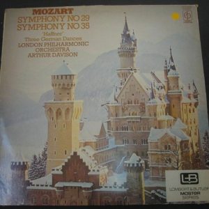 MOZART Symphony No 29 / 35 / German Dances DAVIDSON EMI CFP 40306 lp