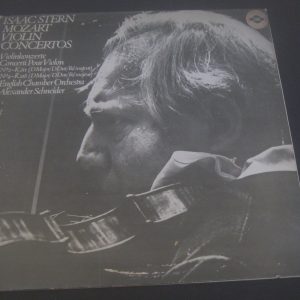MOZART Violin Concertos 2 + 4 Isaac Stern Alexander Schneider CBS 76681 LP EX