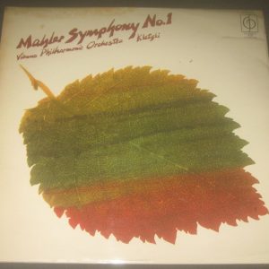Mahler Symphony No. 1 Paul Kletzki EMI CFP 138 LP