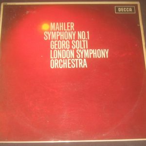 Mahler Symphony No 1 Solti Decca LXT 6113 LP England 1964