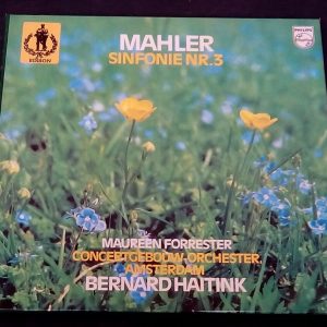Mahler Symphony no. 3 Forrester Haitink Philips 6747 435 2 LP Box EX