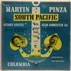 Mary Martin / Ezio Pinza – South Pacific With Original Broadway Cast LP Columbia