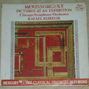 Moussorgsky ‎– Pictures At An Exhibition  Kubelik Mercury MGW 14028 LP EX