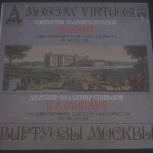 Mozart 3 Divertimenti for String Orchestra Moscow Virtuosi Spivakov Melodiya LP