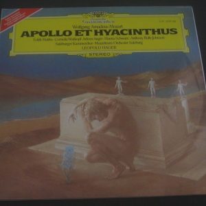 Mozart Apollo et Hyacinthus Hager / Mathis DGG 2707129 2 LP EX