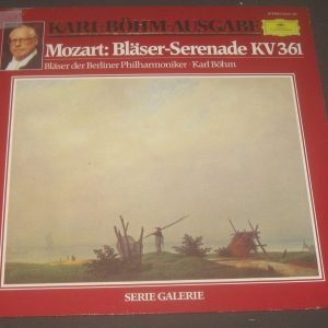 Mozart Blaser-Serenade KV 361 Karl Bohm  DGG 2543 192 GERMANY lp EX