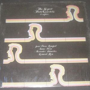 Mozart Flute Quartets Rampal Stern Schneider Rose CBS M 30233 lp EX