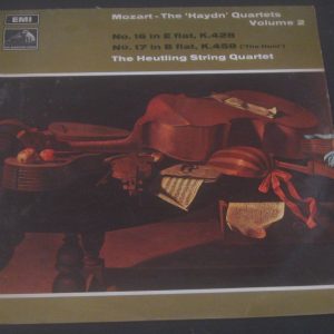 Mozart – ‘ Haydn ’ Quartets No. 16 / 17 Heutling String Quartet HMV HQS 1192 LP