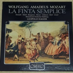 Mozart – La Finta Semplice Leopold Hager Orfeo S 085 84 4 K  4 LP Box EX++