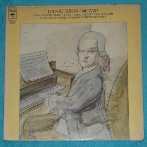 Mozart Piano Concertos Schneider , Serkin Columbia 31728 LP 1973 EX