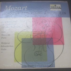 Mozart Piano Violin Sonatas Seemann / Schneiderhan Decca Gold DL 9886 LP 50’s