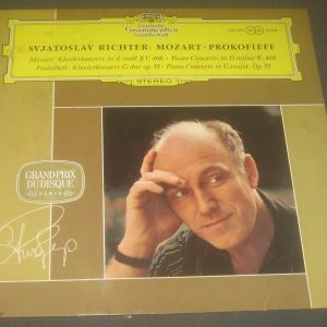 Mozart / Prokofiev – Piano Concertos Richter DGG 138075 TULIPS LP GERMANY