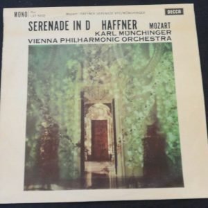 Mozart Serenade No. 7 Haffner  Munchinger Decca LXT 5632 England 1961 LP EX