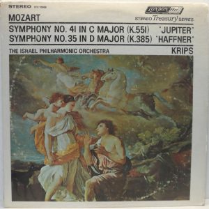 Mozart – Symphony #41 Jupiter / #35 Haffner LP Israel Philharmonic orch KRIPS