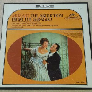 Mozart ‎– The Abduction From The Seraglio Krips Seraphim ‎SIB-6025 2 LP Box EX