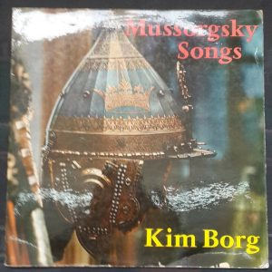 Mussorgsky ‎– Songs Kim Borg Holeček Supraphon SUA 10390 lp