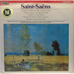 Orchestra Of Radio Luxembourg / De Froment Saint-Saëns – La Muse Et Le Poète LP