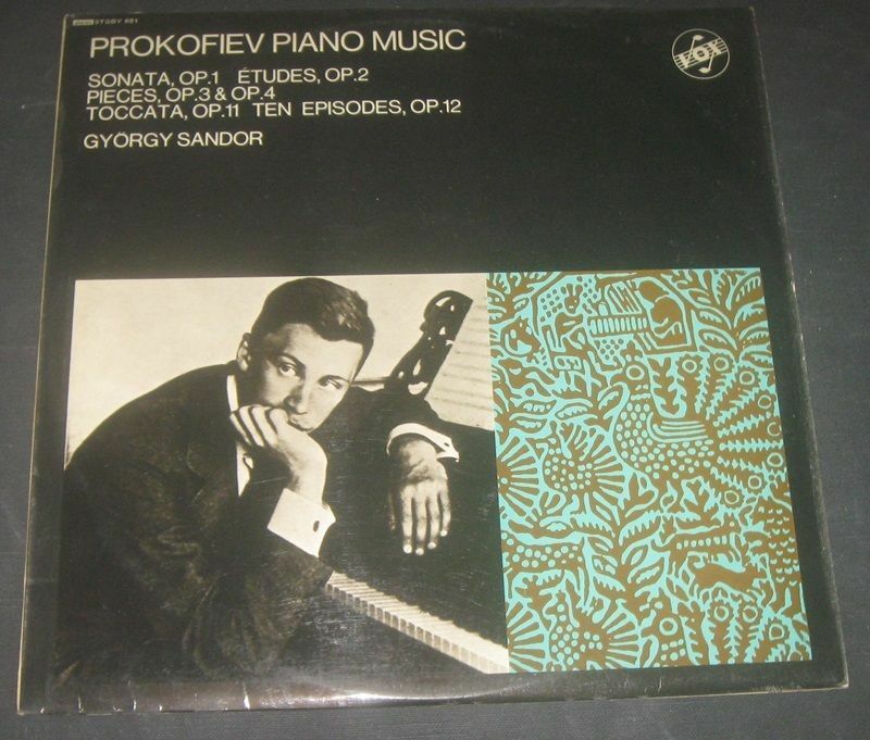 PROKOFIEV – Gyorgy Sandor – Piano  VOX STGBY 601 LP EX