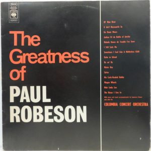 Paul Robeson – The Greatness of Paul Robeson LP Spirituals & Popular Favorites