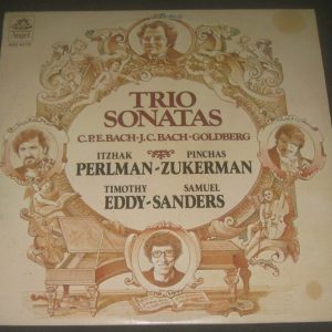 Perlman Zukerman Eddy Sanders – Bach Goldberg Trio Sonatas ANGEL ASD 4172 LP