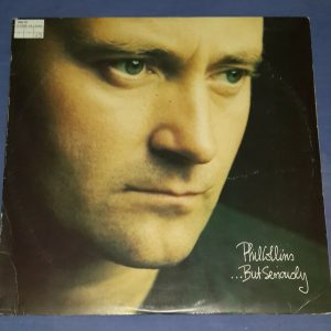 Phil Collins – …But Seriously  WEA 256919 Israel + Lyric Sheet LP EX