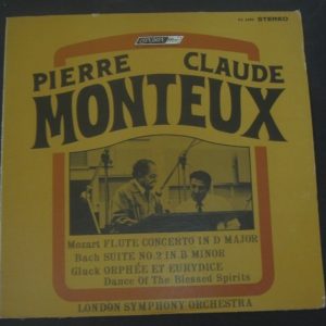 Pierre / Claude Monteux – MOZART / FLUTE London CS 6400 lp EX- 1964