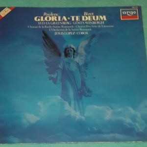 Poulenc – Gloria , Bizet – Te Deum Jesus Lopez-Cobos Argo ZRDL 1010 LP EX