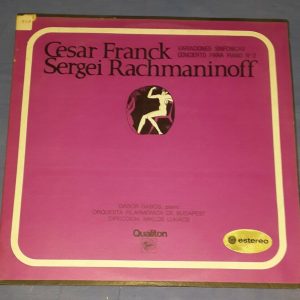 Rachmaninov – Piano Concerto Franck – Symphonic Variations Gabos Miklos LP