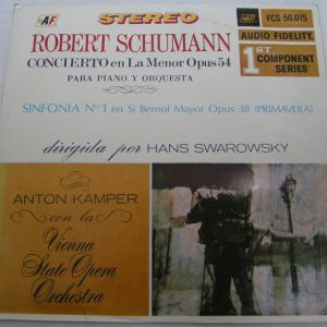 Robert Schumann – Concerto in A Minor For Piano and Orchestra HANS SWAROWSKI