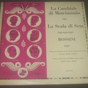 Rossini Cambiale Di Matrimonio Scala Di Seta Morelli Tuccari Opera Society 2 LP