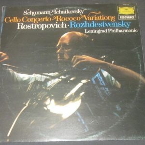 Rostropovich / Rozhdestvensky – Schumann / Tschaikowsky DGG 2535112 lp EX Cello
