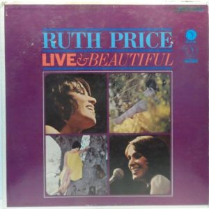 Ruth Price – Live And Beautiful LP RARE Vocal Jazz 60’s AVA Records Mono