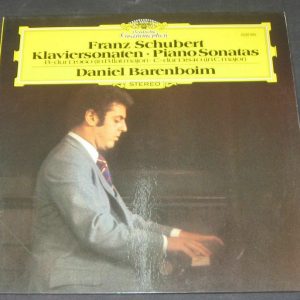 SCHUBERT Piano Sonatas , BARENBOIM DGG 2530 995 lp Germany EX