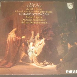SOUZAY / WINSCHERMANN Bach Cantatas Philips 839 762 LY LP EX