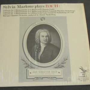 SYLVIA MARLOWE – bach concerto for 2,3 & 4 harpsichords SAIDENBERG SERENUS lp