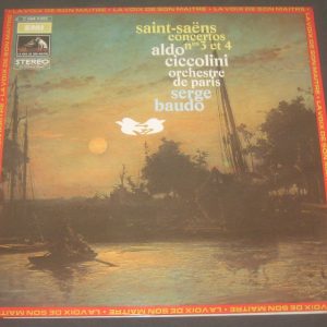 Saint-Saens – Concertos No. 3 & 4  Baudo Ciccolini EMI HMV  2C 069-11322 LP EX