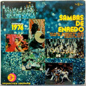 Sambas De Enredo Das Escolas De Samba Do Grupo 1 – Carnaval 1976 LP Brazil Samba