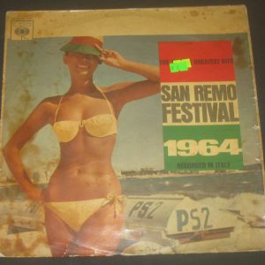 San Remo Festival 1964 – RARE Israel 1st Press Laminated LP Bobby Solo