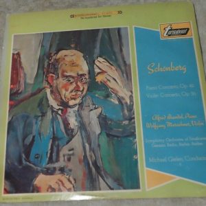 Schonberg Piano / Violin Concertos Brendel Marschner Gielen Vox Turnabout lp